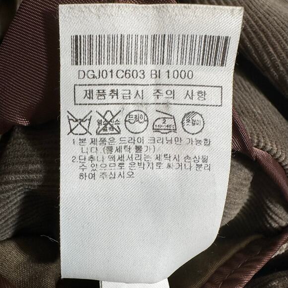 DAKS Golf Men’s Corduroy Blazer Jacket Greenish Brown Classic Made in Korea L - Picture 13 of 13